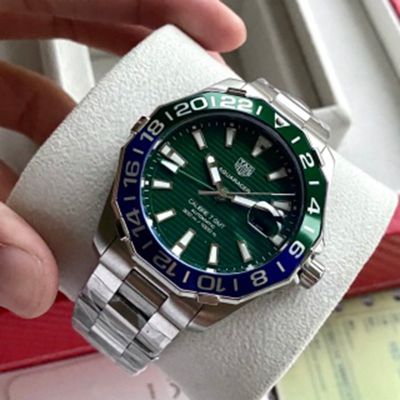 TAG Heuer clasp replacement Competitive Submarine    Automatic Movement  Green 43mm Watch